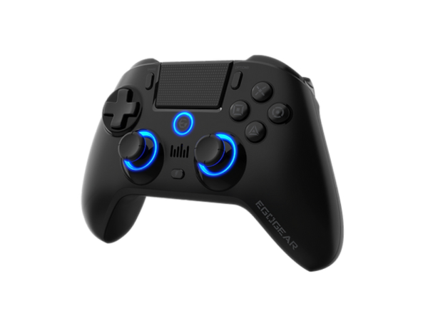 EgoGear SC15-P4-BT-BK mando y volante Negro Bluetooth Gamepad Digital PC, PlayStation 4, Playstation 3