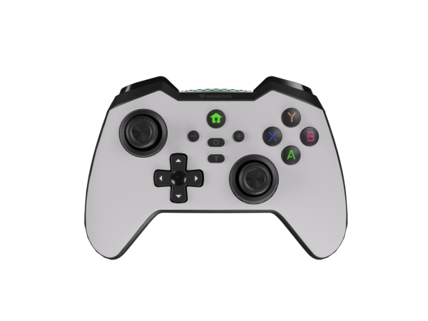 GENESIS Mangan 400 Blanco Bluetooth Gamepad Analógico/Digital Android, MAC, Nintendo Switch, PC, iOS