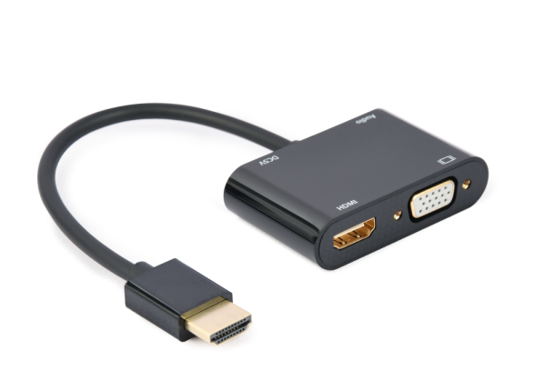 Gembird A-HDMIM-HDMIFVGAF-01 tarjeta y adaptador de interfaz HDMI, VGA