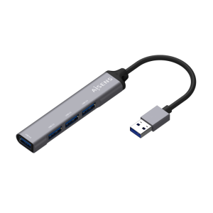 AISENS A106-0540 hub de interfaz USB 3.2 Gen 1 (3.1 Gen 1) Type-A 5000 Mbit/s