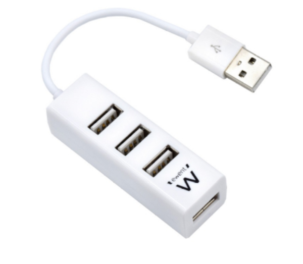 Ewent EW1122 hub de interfaz USB 2.0 Blanco