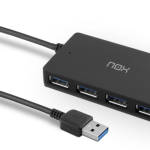 NOX Lite Hub One USB 3.2 Gen 1 (3.1 Gen 1) Type-A 10 Mbit/s Negro