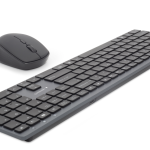 Gembird KBS-ECLIPSE-M500-PT teclado Ratón incluido Universal RF inalámbrico QWERTY Portugués Gris