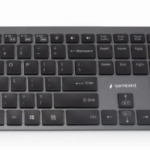 Gembird KBS-ECLIPSE-M500-ES teclado Ratón incluido Universal USB + Bluetooth QWERTY Inglés Negro