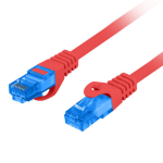 Lanberg PCF6A-10CC-0300-R cable de red Rojo 3 m Cat6a S/FTP (S-STP)