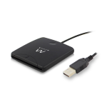 Ewent EW1052 lector de tarjeta inteligente USB USB 2.0 Negro