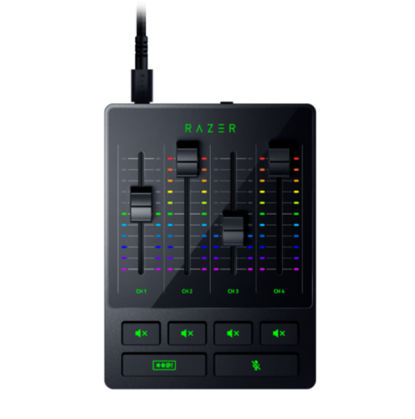 Razer RZ19-03860100-R3M1 mezclador DJ 4 canales 10 - 20000 Hz Negro