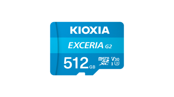 Kioxia LMEX2L512GG2 memoria flash 512 GB MicroSDHC UHS-III Clase 10