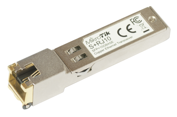 Mikrotik S+RJ10 red modulo transceptor 10000 Mbit/s SFP+