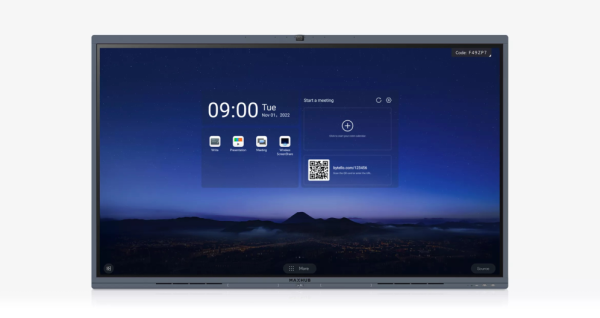 MAXHUB C7530 pantalla de señalización Panel plano interactivo 190,5 cm (75") LED 350 cd / m² 4K Ultra HD Negro Pantalla táctil Procesador incorporado MAXHUB OS 16/7