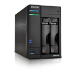 Asustor LOCKERSTOR 2 Gen2 (AS6702T) NAS Escritorio Ethernet Negro N5105