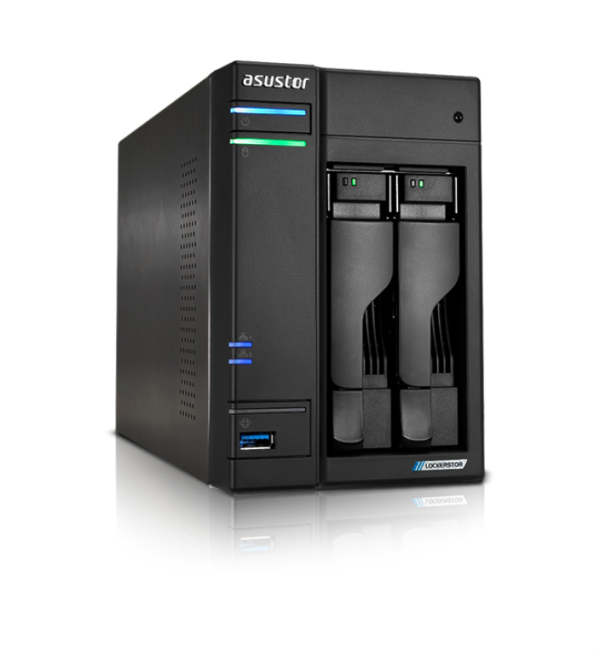 Asustor LOCKERSTOR 2 Gen2 (AS6702T) NAS Escritorio Ethernet Negro N5105