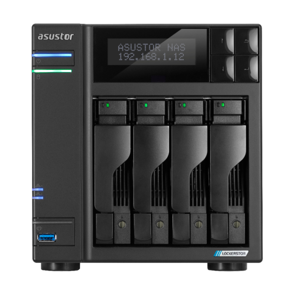 Asustor LOCKERSTOR 4 Gen2 (AS6704T) NAS Escritorio Ethernet Negro N5105