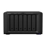 Synology DiskStation DS1621+ servidor de almacenamiento NAS Escritorio Ryzen Embedded V1500B 4 GB DDR4 0 TB DiskStation Manager Negro