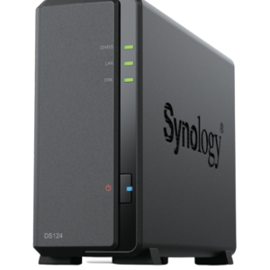 Synology DiskStation DS124 servidor de almacenamiento NAS Escritorio Realtek RTD1619B 1 GB DDR4 DiskStation Manager Negro