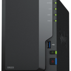 Synology DiskStation DS223 servidor de almacenamiento NAS Escritorio Realtek RTD1619B 2 GB DDR4