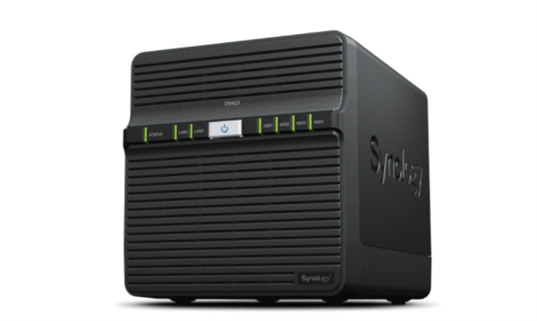 Synology DiskStation DS423 servidor de almacenamiento NAS Realtek RTD1619B 2 GB DDR4 DiskStation Manager Negro