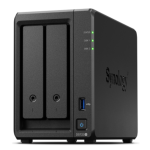 Synology DiskStation DS723+ servidor de almacenamiento NAS Torre Ryzen Embedded R1600 2 GB DDR4 DiskStation Manager Negro