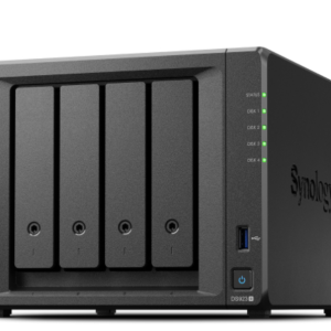 Synology DiskStation DS923+ servidor de almacenamiento NAS Torre Ryzen Embedded R1600 4 GB DDR4L 0 TB DiskStation Manager Negro