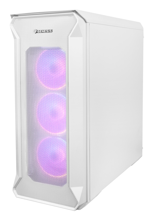 GENESIS Irid 505 ARGB Midi Tower Blanco