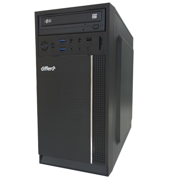 differo OR1639253 PC Intel® Core™ i7 i7-12700 DDR4-SDRAM 500 GB Midi Tower Negro