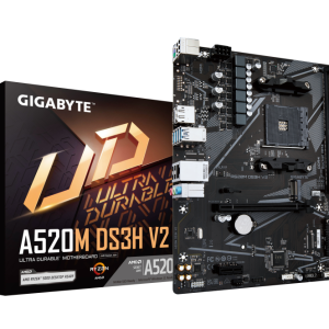 GIGABYTE A520M DS3H V2 placa base Zócalo AM4 micro ATX