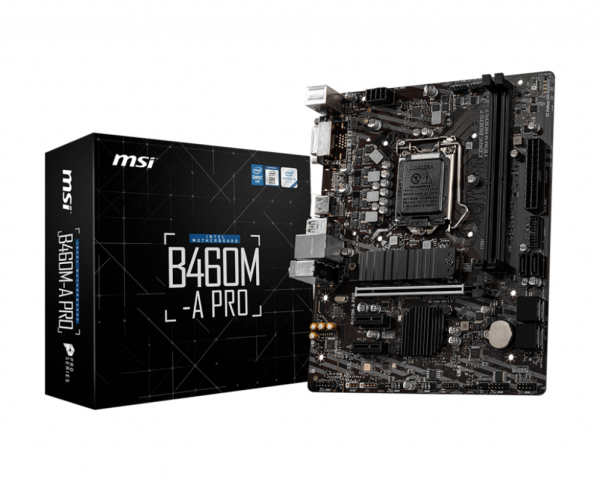 MSI B460M-A PRO placa base Intel B460 LGA 1200 (Socket H5) micro ATX