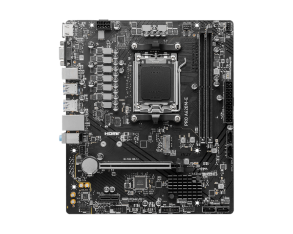 MSI PRO A620M-E placa base AMD A620 Zócalo AM5 micro ATX