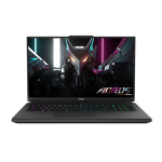 Gigabyte AORUS 9KF-E3ES513S Netbook 43,9 cm (17.3") Full HD Intel® Core™ i5 i5-12500H 16 GB DDR4-SDRAM 512 GB SSD NVIDIA GeForce RTX 4060 Wi-Fi 6E (802.11ax) Windows 11 Home Negro