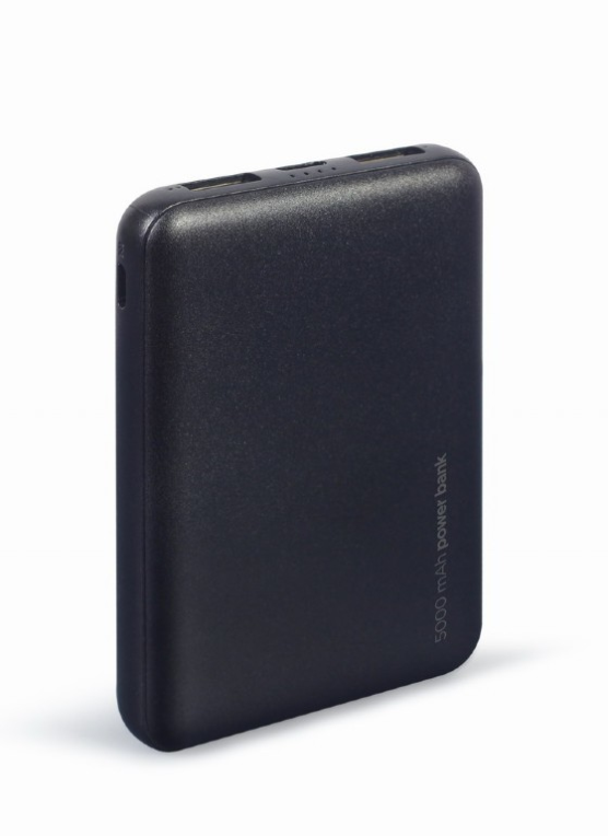 Gembird PB05-02 batería externa Polímero de litio 5000 mAh Negro