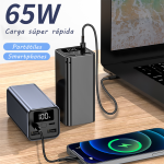 Leotec LEPOW65W20K batería externa Ión de litio 20000 mAh Negro