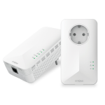 Strong POWERL1000DUOWIFIEUV2 adaptador de red PowerLine 1000 Mbit/s Ethernet Wifi Blanco 2 pieza(s)