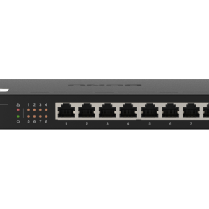 QNAP QSW-1108-8T switch No administrado 2.5G Ethernet (100/1000/2500) Negro