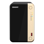 QNAP TS-264 NAS Torre Intel® Celeron® N5095 8 GB QNAP QTS Negro, Oro