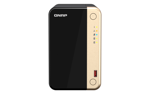 QNAP TS-264 NAS Torre Intel® Celeron® N5095 8 GB QNAP QTS Negro, Oro