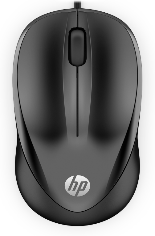 HP Wired Mouse 1000 ratón Ambidextro USB tipo A 1200 DPI