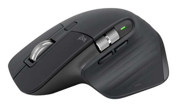 Logitech MX Master 3S ratón Oficina mano derecha RF Wireless + Bluetooth Laser 8000 DPI