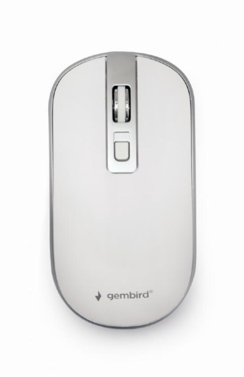 Gembird MUSW-4B-06-WS ratón Oficina Ambidextro RF inalámbrico Óptico 1600 DPI