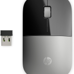 HP Z3700 Silver Wireless Mouse ratón Oficina Ambidextro RF inalámbrico Óptico 1200 DPI