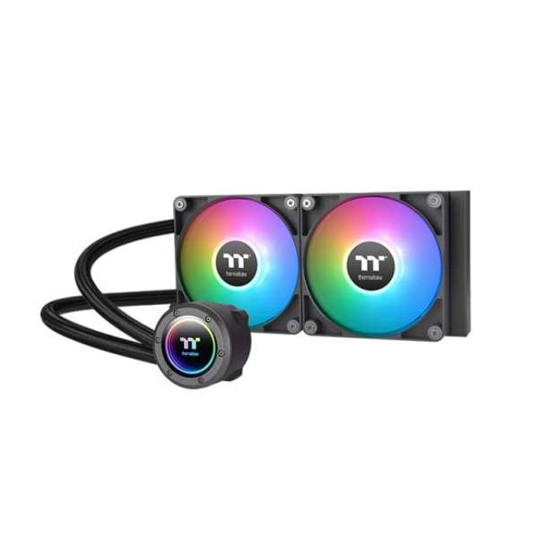 Thermaltake TT TH240 ARGB Procesador Sistema de refrigeración líquida todo en uno 12 cm Negro 1 pieza(s)