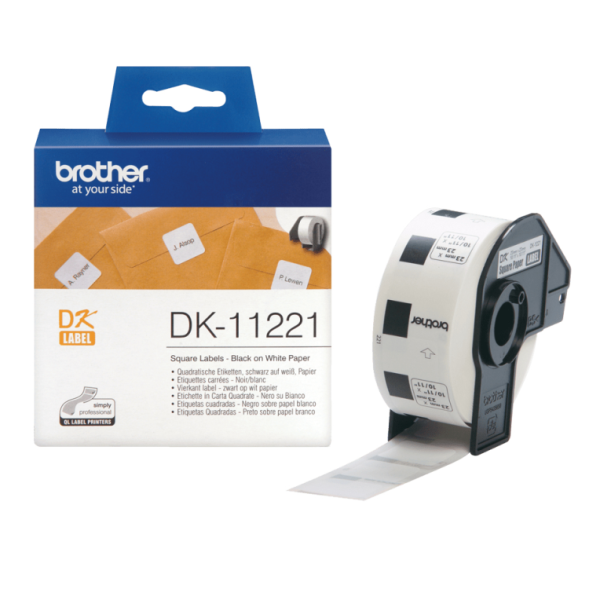 Brother DK-11221 cinta para impresora de etiquetas Negro sobre blanco