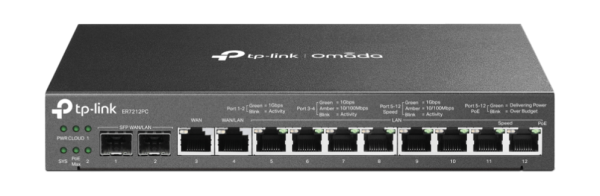 TP-Link Omada ER7212PC router Gigabit Ethernet Negro