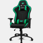 DRIFT DR110BG silla para videojuegos Butaca para jugar Asiento acolchado Negro, Verde