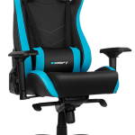 DRIFT DR500 Silla para videojuegos de PC Asiento acolchado tapizado Negro, Azul