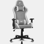 DRIFT DR90 PRO Silla para videojuegos de PC Asiento acolchado Gris, Blanco