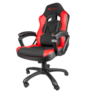 GENESIS SX33 Silla para videojuegos de PC Asiento acolchado Negro, Rojo