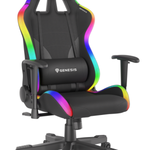 GENESIS Trit 600 RGB Silla para videojuegos universal Asiento acolchado Negro