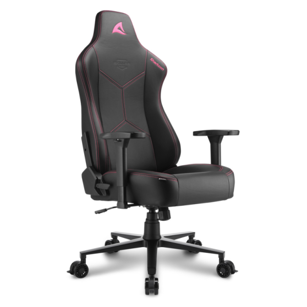 Sharkoon SGS30 Silla para videojuegos universal Asiento acolchado tapizado Negro, Rosa