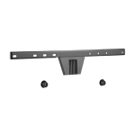 Gembird WM-S80F-01 soporte para TV 2,03 m (80") Negro