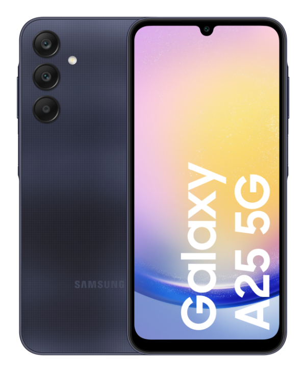 Samsung Galaxy A25 5G SM-A256B 16,5 cm (6.5") SIM doble Android 14 USB Tipo C 6 GB 128 GB 5000 mAh Negro, Azul